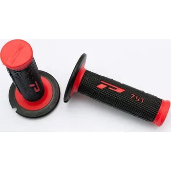 PROGRIP gripy PG791 OFF ROAD (22+25mm, délka 115mm) barva červená/černá (dvoudílné) (PG791