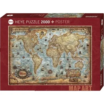 Puzzle Heye Svět 2000 dílků