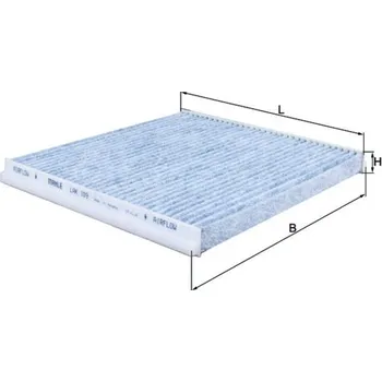 Ventilátor topení a klimatizace Filtr, vzduch v interiéru KNECHT LAK 109