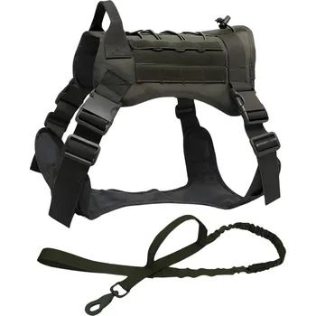 Postroj pro psa Surtep Animals Taktický postroj s vodítkem Premium Barva: Green, Velikost: L