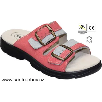 Dámská zdravotní obuv SANTÉ DM/125/33/36/18/CP zdravotní pantofel oranž., oranžová - 41