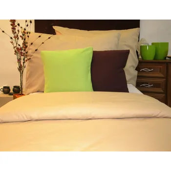 Bytový textil Flanelové povlečení 70x90, 140x200 (béžové) SKLADEM POSLEDNÍ 1KS*