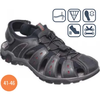 Dámská zdravotní obuv SANTÉ IC/153410 NERO vych. obuv vel.41-46, černá - 43