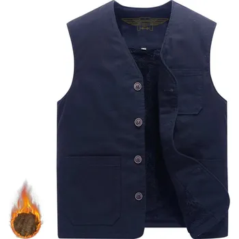 Pánský kabát Pánská vesta DIMU238 Barva: Tmavě Modrá, Velikost: XL