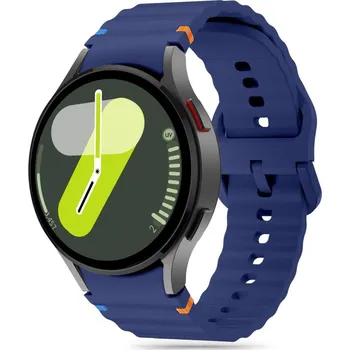 Řemínek na hodinky Tech Protect Silicone Sport Samsung Galaxy Watch 4/5/5 Pro 6/7 FE Navy Blue