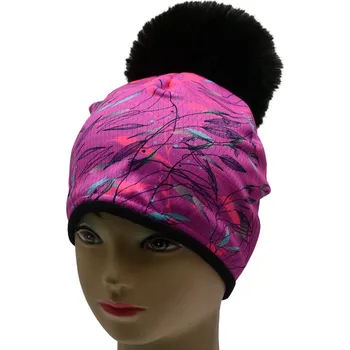 Kukla Merino čepice s bambulí RDX 4017 bambus Barva: starorůžová, Velikost: 6 (6-9 let)