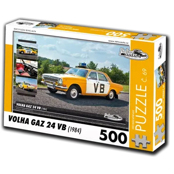 Puzzle Puzzle RETRO-AUTA Volha GAZ 24 VB (1984) – 500 dílků