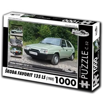 Puzzle Puzzle RETRO-AUTA Škoda Favorit 135 LS 1000 dílků