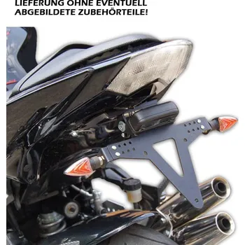 Držák SPZ HSM Držák SPZ KAWASAKI Z750 07-12 Z750R, 11-12, Z1000/S, 07-09, s držákem odrazky