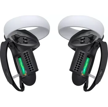 VR brýle Kryt s gripem a otvorem pro baterii pro Meta Quest 2 od Kiwi Design, černý