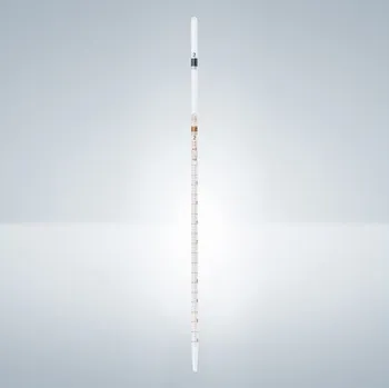 Hirschmann Laborgeräte Dělená pipeta třída AS, typ 2 (úplný výtok), hnědý tisk Varianta: 1:0,1 ml