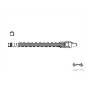 Brzdová hadice Brzdová hadice CORTECO 19032565