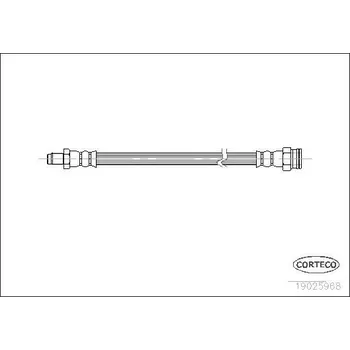 Brzdová hadice Brzdová hadice CORTECO 19025968