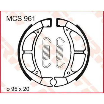 Brzdová čelist TRW MCS961 brzdové pakny čelisti na motorku