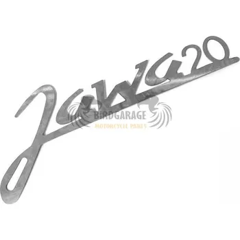 Znak automobilu Nápis JAWA 20 nerez