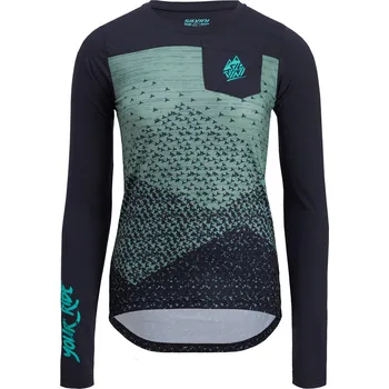 cyklistický dres SILVINI - Dámský Dres Ella navy green Velikost: XL