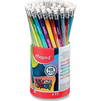 Grafitová tužka Maped Black´Peps Energy HB 1 ks mix barev