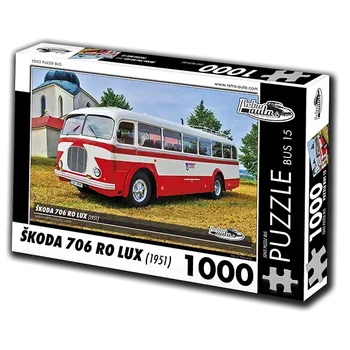 Puzzle Puzzle Retro-Auta Škoda 706 RO Lux 1951 1000 dílků