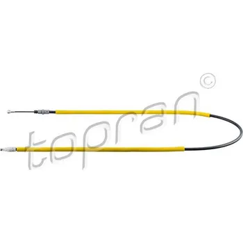 Lanko parkovací brzdy Tažné lanko, parkovací brzda TOPRAN 207 388