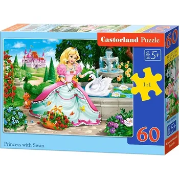 Puzzle Castorland Princezna a labuť 60 dílků