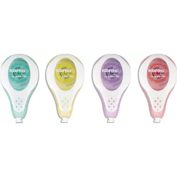 Korekční prostředek Kores Korekční strojek 2 Way Pastel 4,2 mm x 8 m, mix barev