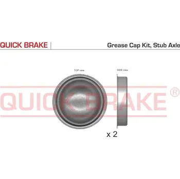 Kryt, ložisko kola QUICK BRAKE 9822K