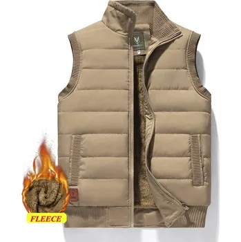 Pánská softshellová bunda Pánská vesta DIMU229 Barva: Khaki, Velikost: 5XL