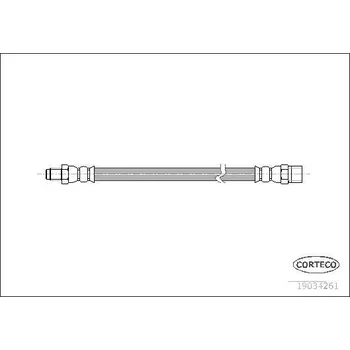Brzdová hadice Corteco 19034261 Flexibilní brzdová hadice
