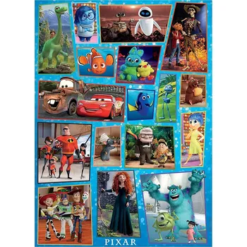 Puzzle Dřevěné puzzle Disney Pixar 100 dílků pro děti od EDUCA