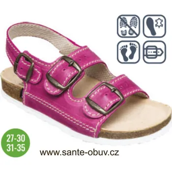 Dámská zdravotní obuv SANTÉ D/303/77 ORCHID zdravotní sandál 31-35, --- - 34