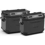 Kappa KFR 37 litrů pravý 48 litrů levý boční hliníkový kufr K'MISSION černý