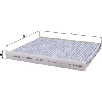 Ventilátor topení a klimatizace Filtr vzduchu v interiéru MAHLE ORIGINAL LAK 813
