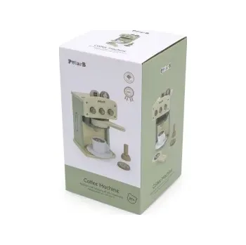 Kávovar Viga Toys dřevěný kávovar zelená