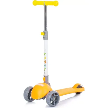 Koloběžka Koloběžka pro děti Chipolino Funky Orange s LED koly