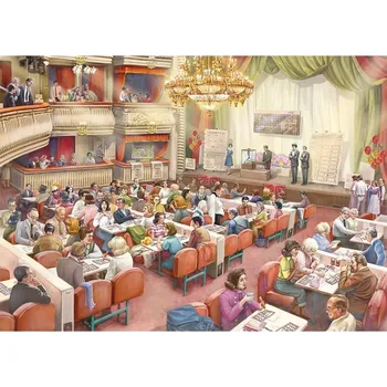 Puzzle Falcon Sál na bingo 1000 dílků