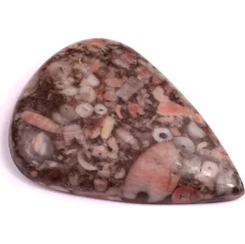 Přírodní kámen Kabošon Kammererite Fossil č.3447 (34x25x6mm)