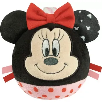 plyšák CLEMENTONI BABY Plyšový míček Mickey Mouse s chrastítkem