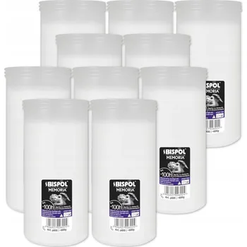 Svíčka Vložka do hřbitovních svíček Bispol 10 cm