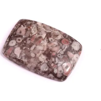 Přírodní kámen Kabošon Kammererite Fossil č.3444 (33x24x6mm)