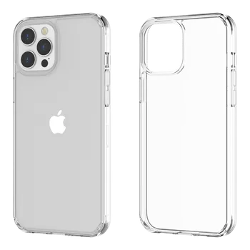 Pouzdro na mobilní telefon CVK Průhledný tvrzený kryt na iPhone 12 Pro Max