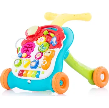 Dětské chodítko CHIPOLINO interaktivní chodítko a hrací stolek 2v1 – zelené