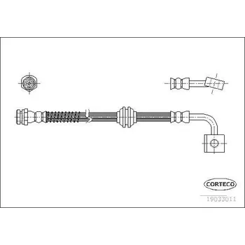 Brzdová hadice Brzdová hadice CORTECO 19033011