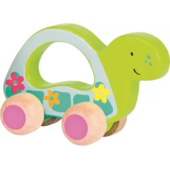 Dřevěná hračka Jezdící dřevěná želva od Goki