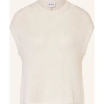 Dámský svetr Ftc Cashmere Dámská Pletená Vesta S Kašmírem, bílá, 40