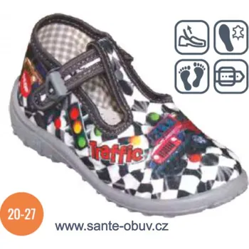Dámská zdravotní obuv SANTÉ FG/013SA domácí obuv vel.20-27, --- - 22