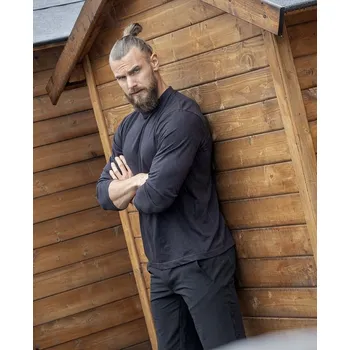 Pánské tričko Tričko ARDON®CUBA s dlouhým rukávem černá L černá 4XL