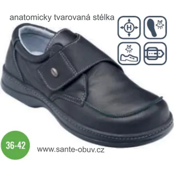 Dámská zdravotní obuv SANTÉ N/224/1L/60 zdravotní obuv černá, černá - 36