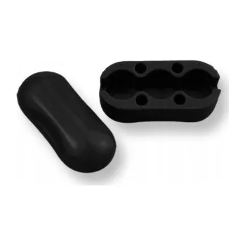 Dětské navlékací korálky Zarážka na korálky nerozbitná velká korálek 4,2 mm - černá