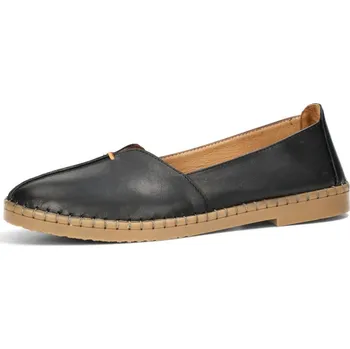 Dámské polobotky Robel dámské kožené polobotky - černé