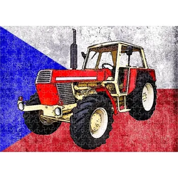Puzzle Puzzle s Českým traktorem 12045 (puzzle traktory)